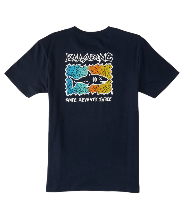 Billabong Boy's Sharky Tee-Navy