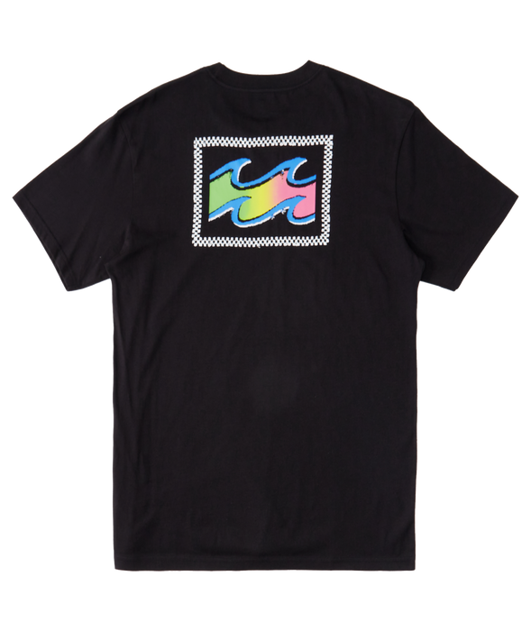 Billabong Boy's Crayon Wave Tee-Black