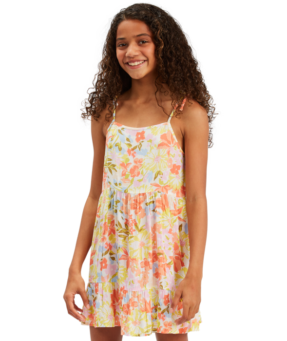 Billabong Wild Dreamer Dress-White/Multi