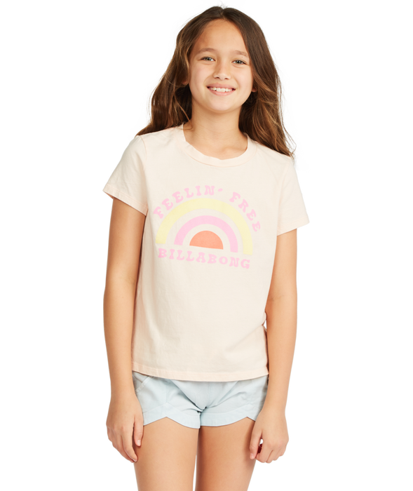 Billabong Feelin Free Tee-Just Peachy