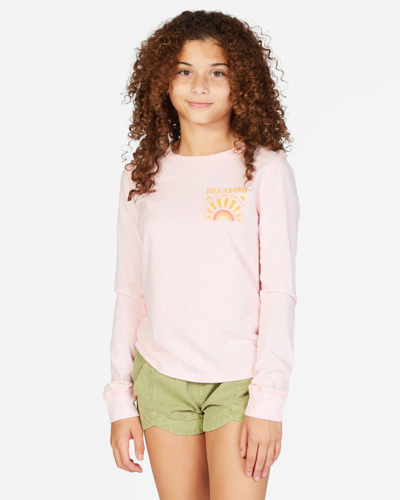 Billabong Good Things Are Coming L/S Tee-Pretty In Pink