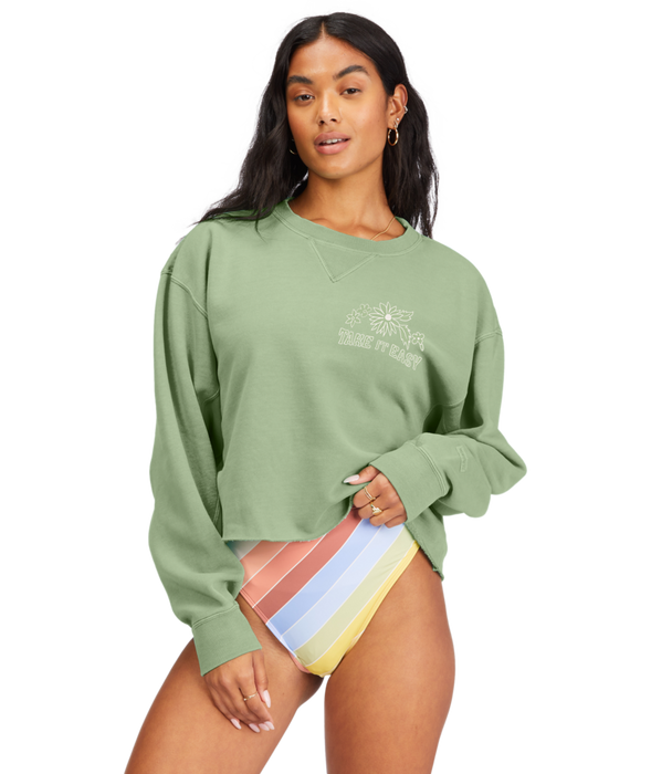 Billabong Take It Easy Sweatshirt-Agave
