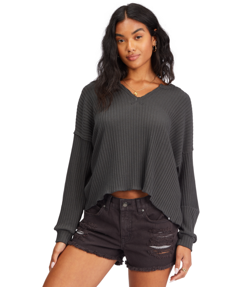 Billabong So Easy L/S Shirt-Off Black