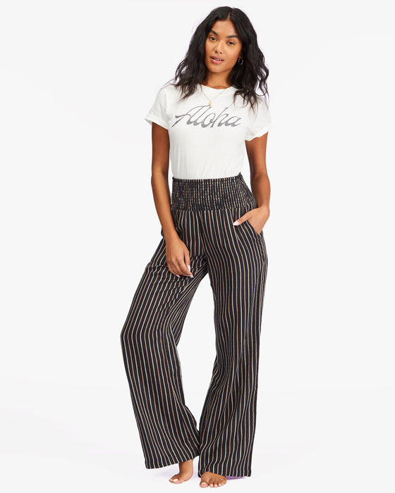 Billabong striped pants hotsell