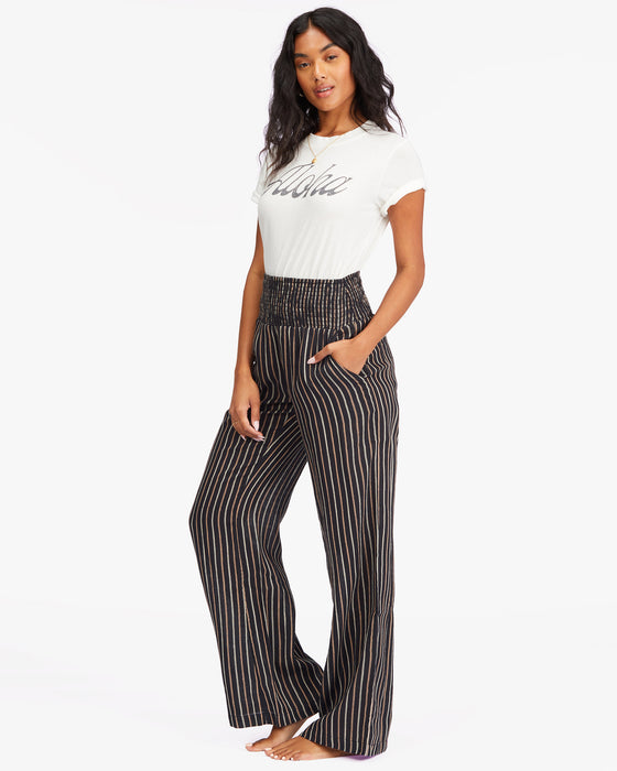 Billabong striped pants hotsell