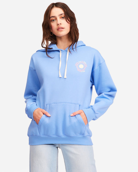 Blue billabong hoodie on sale