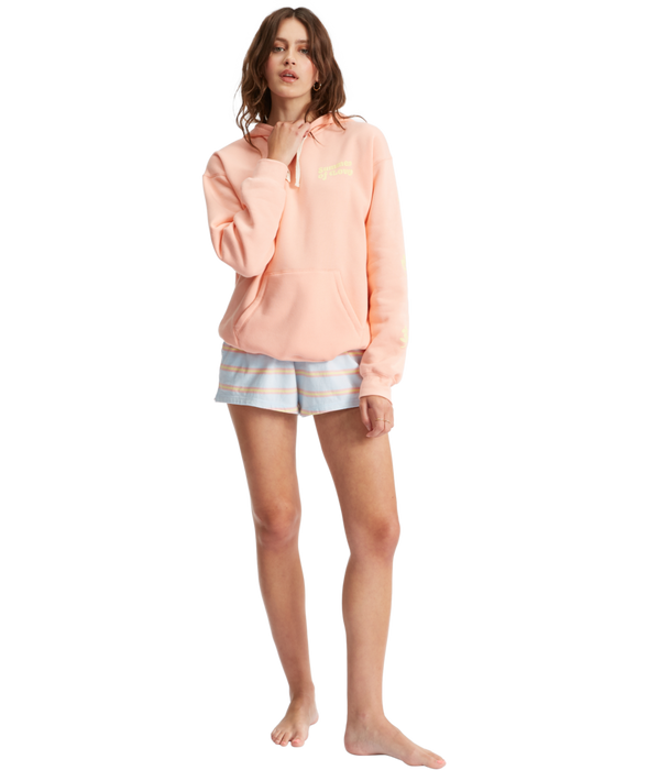 Billabong Hello Summer Sweatshirt-Peach Pit
