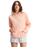 Billabong Hello Summer Sweatshirt-Peach Pit