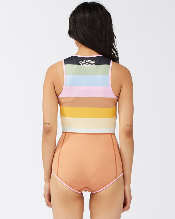 Billabong Sol Sista Shorty Springsuit-Paradise Stripe