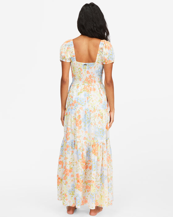 Billabong Sunrise Dress-White/Multi