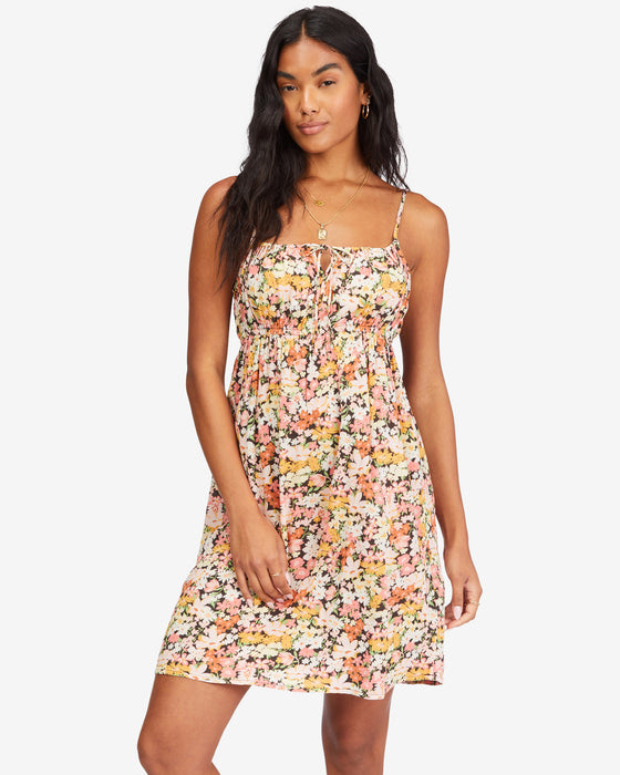 Billabong Feelin Blue Dress-Multi Billabong Feelin Blue Dress-Multi