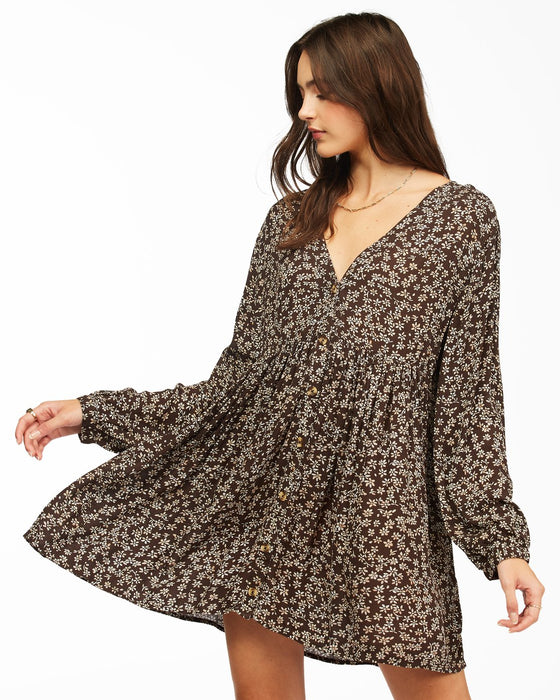 Billabong On The Way Dress-Off Black