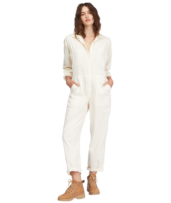 Billabong Keepin It Real Romper Antique White REAL Watersports