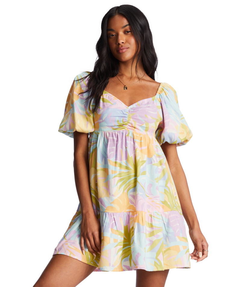 Billabong Be Mine Dress-White/Multi