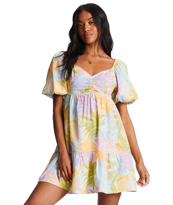 Billabong Be Mine Dress-White/Multi