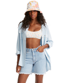 Billabong So Stoked L/S Shirt-Light Chambray
