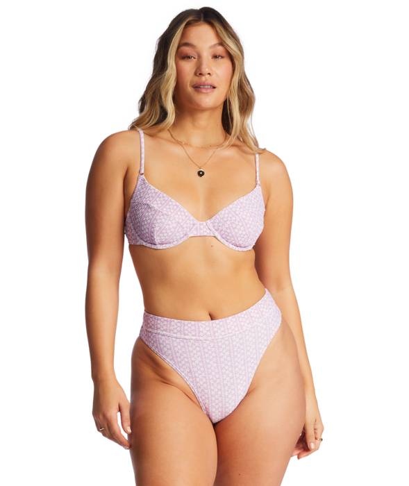 Billabong Covered In Love Tanlines Morgan Top-Lilac Dream