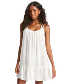 Billabong Beach Vibes Dress-Salt Crystal