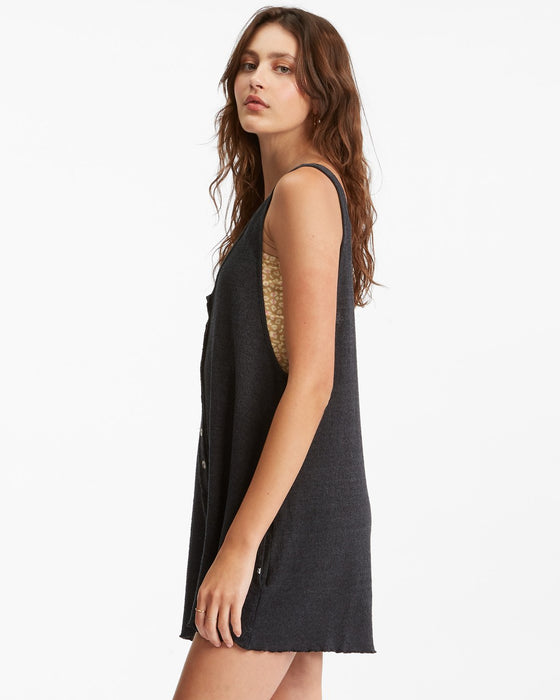 Billabong Fade Away Romper-Off Black