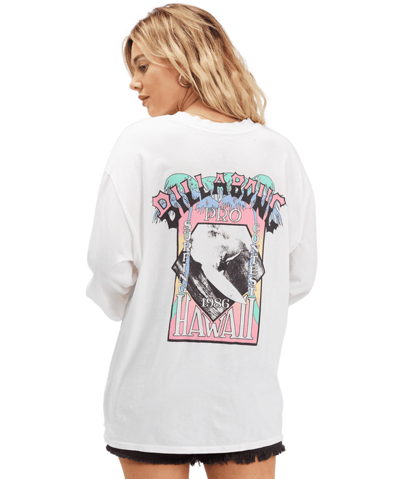 Billabong Tons of Sun L/S Tee-Salt Crystal