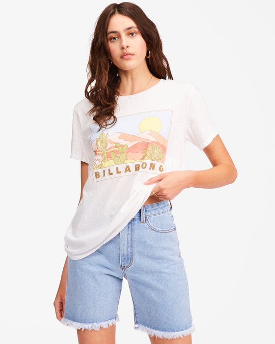 Billabong Desert Nights Tee-Salt Crystal