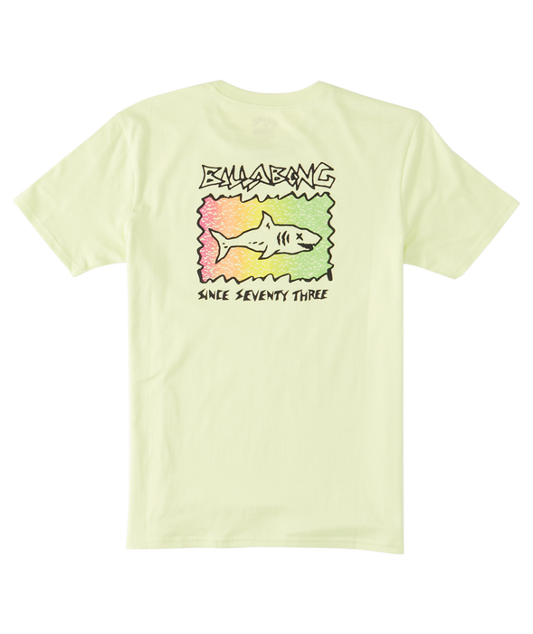Billabong Toddler Sharky Tee-Light Green