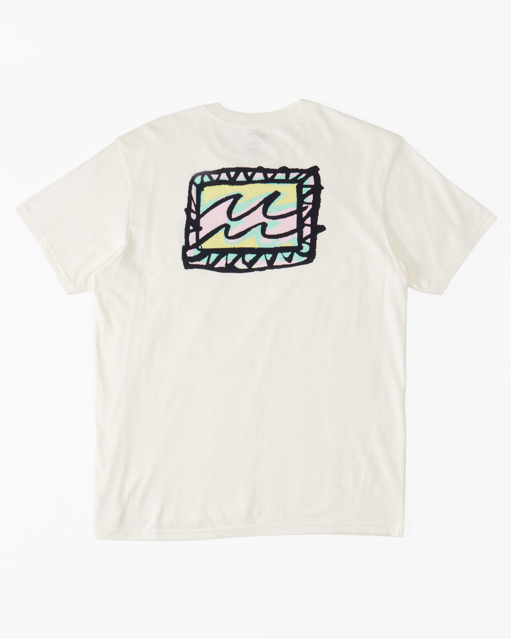 Billabong Toddler Crayon Wave Tee-Off White