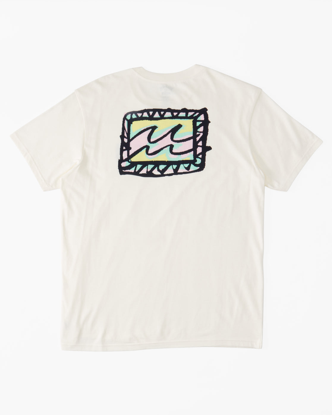 Billabong Toddler Crayon Wave Tee-Off White