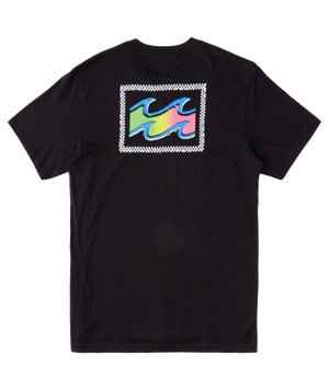 Billabong Toddler Crayon Wave Tee-Black