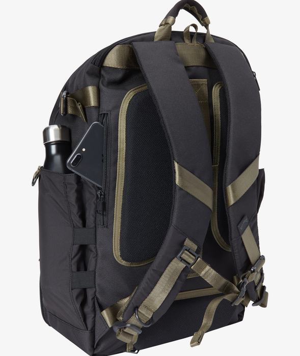 billabong relay laptop backpack Billabong Surftrek Explorer Backpack-Black