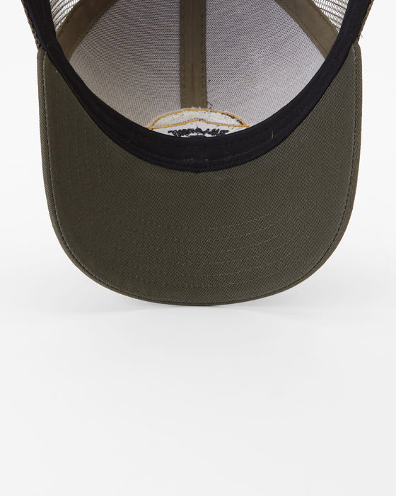 Billabong Walled Trucker Hat-Military