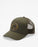 Billabong Walled Trucker Hat-Military