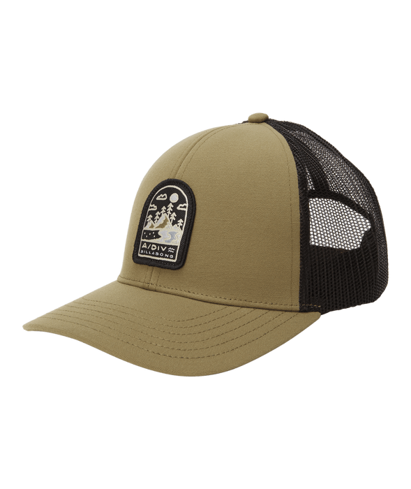 Billabong Walled Adiv Trucker Hat-Military