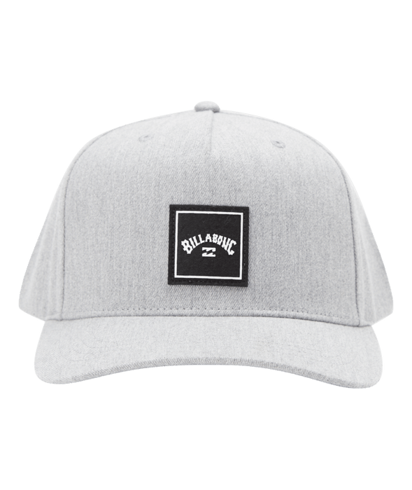 Snapback Hat-Grey REAL — Heather Watersports Stacked Billabong