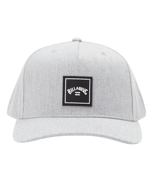 Billabong Stacked Snapback Hat-Grey Heather Watersports REAL —