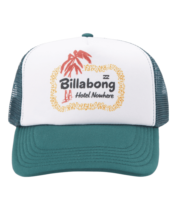 Billabong Truckstop Trucker Hat-Dark Seagreen