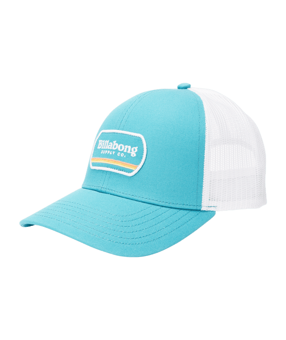 Billabong Walled Trucker Hat-Light Marine