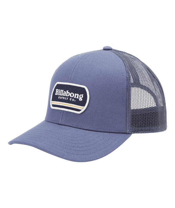 Billabong Walled Trucker Hat-Denim