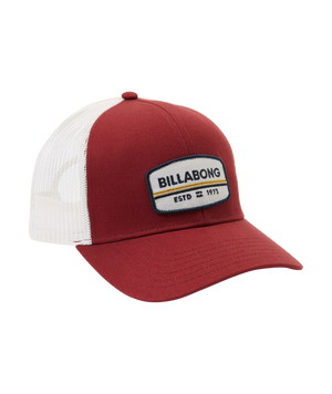 Billabong Walled Trucker Hat-Oxblood— Alternate View