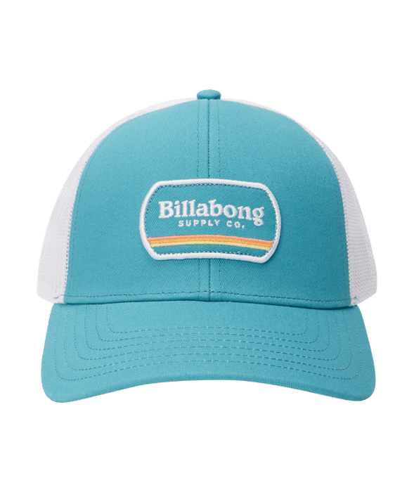 Billabong Walled Trucker Hat-Light Marine