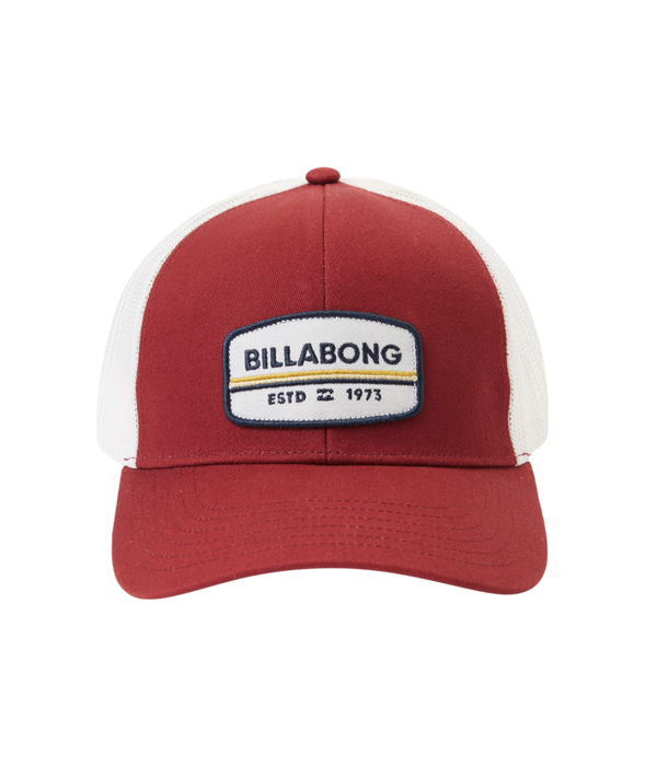 Billabong Walled Trucker Hat-Oxblood