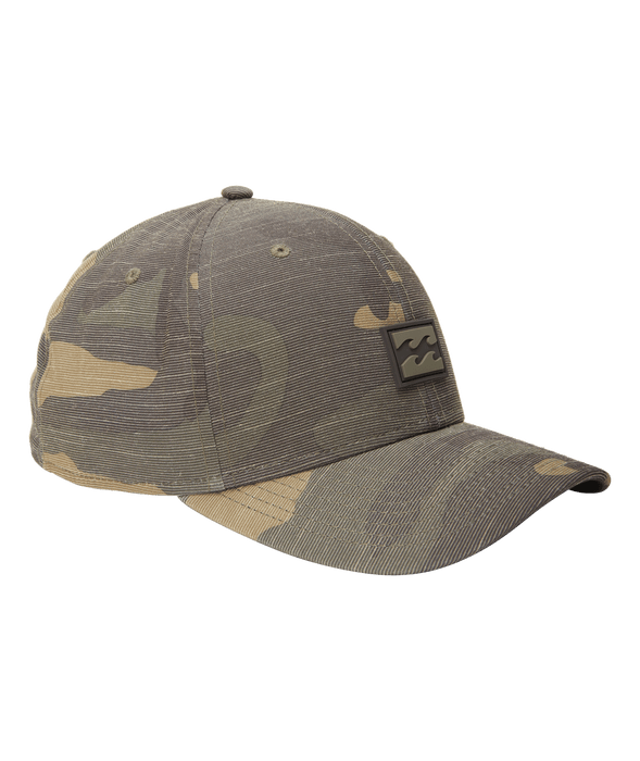 Billabong All Day Stretch Hat-Green Camo