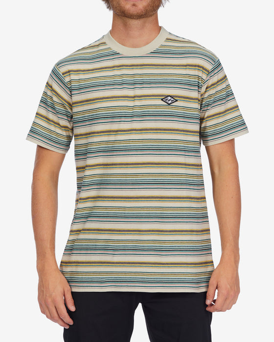 Billabong Baja Crew Tee-Chino