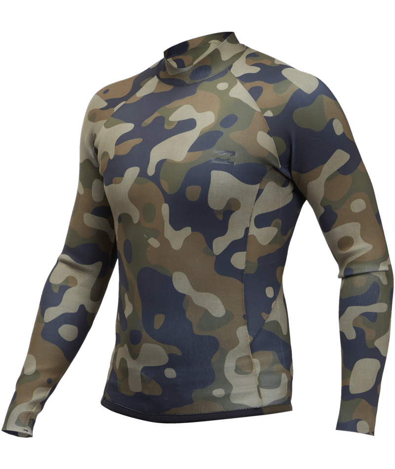Billabong 202 Revo Interchange Top-Black Coffee