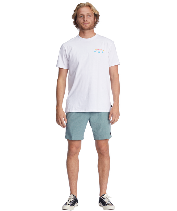Billabong Crossfire Elastic Shorts-Marine