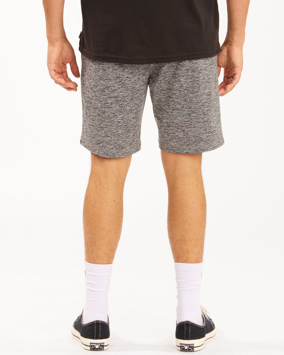 Billabong Surftrek Fleece Shorts-Grey Heather
