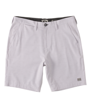 Billabong Crossfire Slub Mid Shorts-Grey Violet