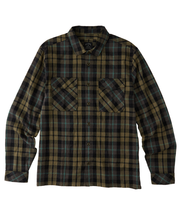 Billabong Westport Flannel L/S Shirt-Military