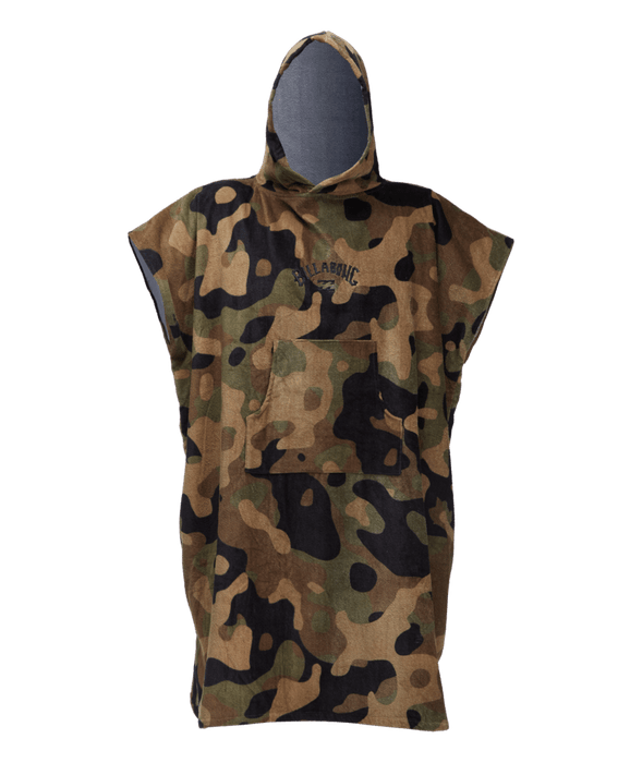 Billabong Hooded Towel Poncho-Camo