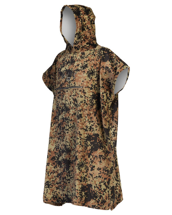 Billabong Men's Hooded Towel Poncho-Military